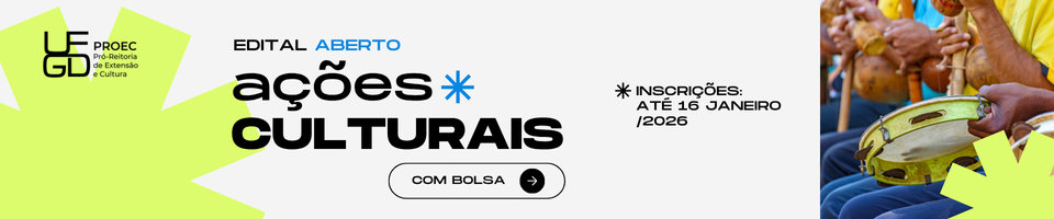 EDITAL SELEÇÃO DE AÇÕES CULTURAIS COM BOLSA (BOLSA CULTURA)